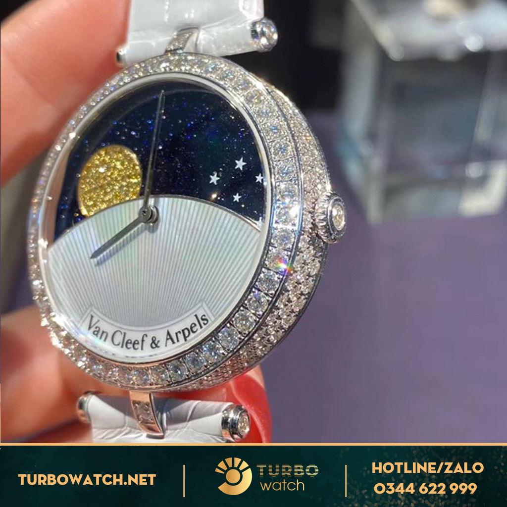 Đồng hồ nữ  chế tác vàng khối 18k kim thiên nhiên