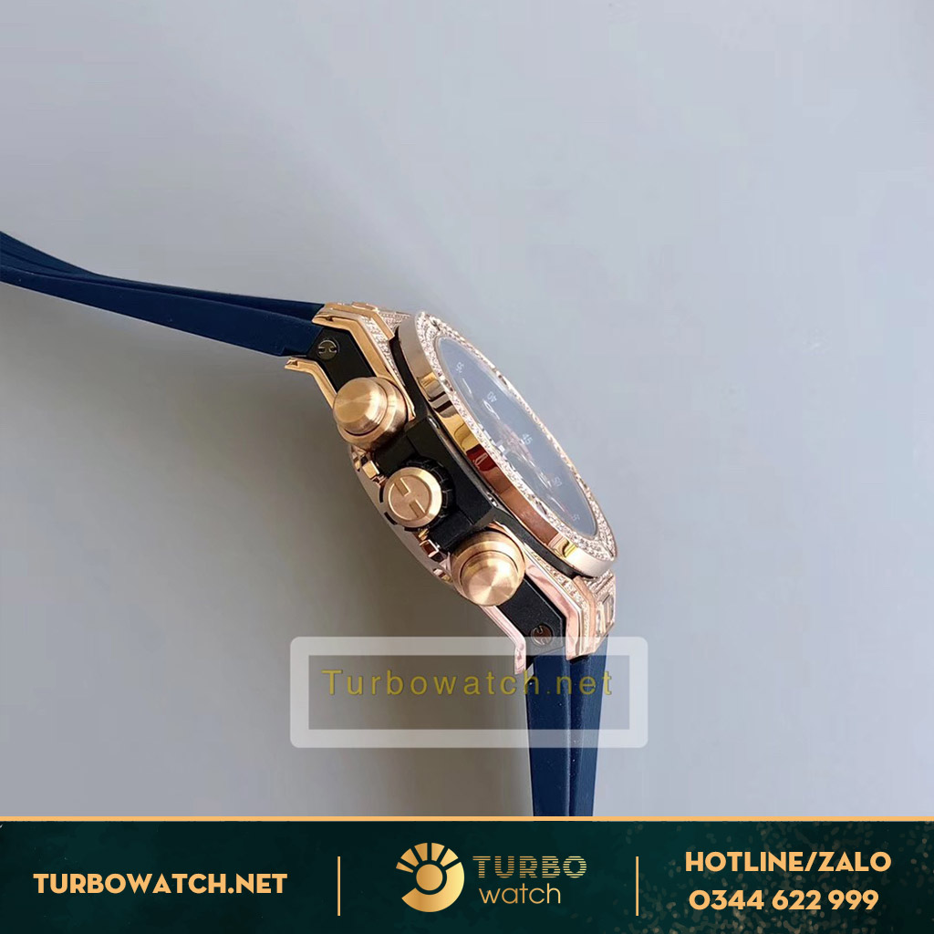 đồng hồ Hublot replica 1-1 UNICO KING GOLD PAVE