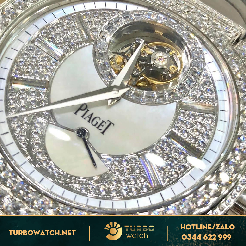 đồng hồ Piaget  fake 1-1 Tourbillon  full diamond 