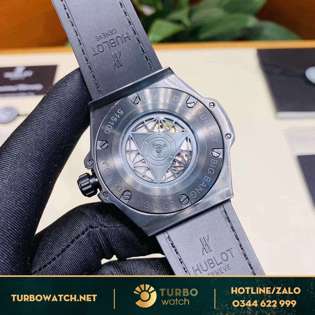đồng hồ HUBLOT replica 1-1 SANGBLEU black 