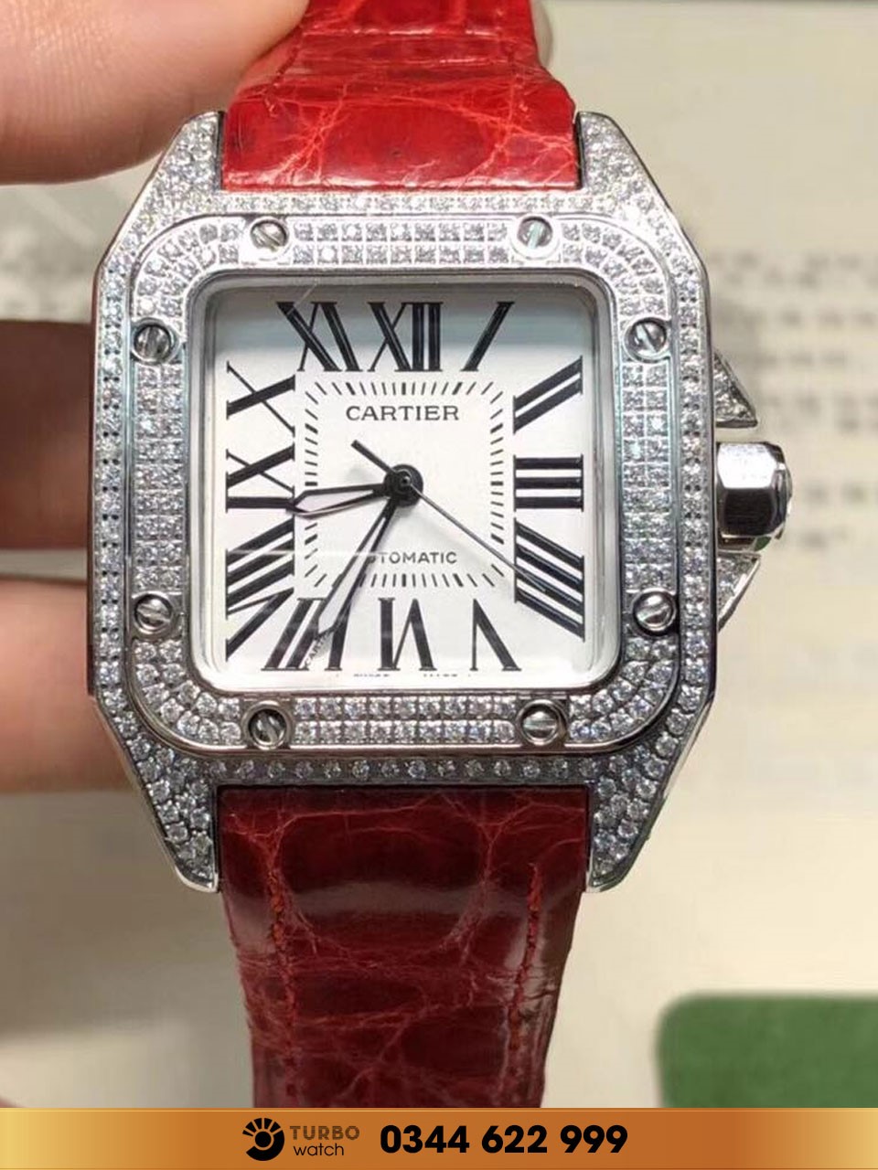 Đặc điểm chi tiết về thiết kế đồng hồ Cartier fake chuẩn cao cấp