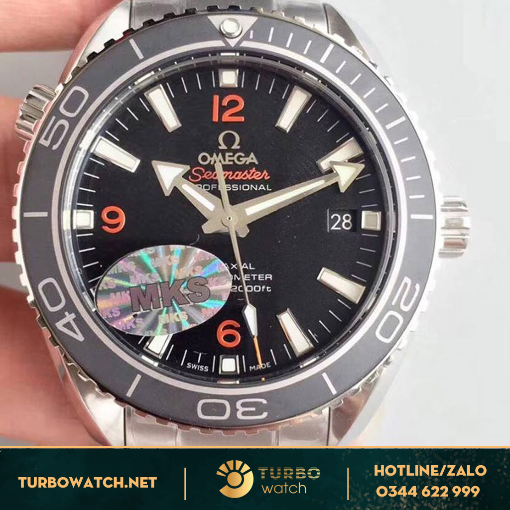 đồng hồ Omega fake 1-1 seamaster professional black