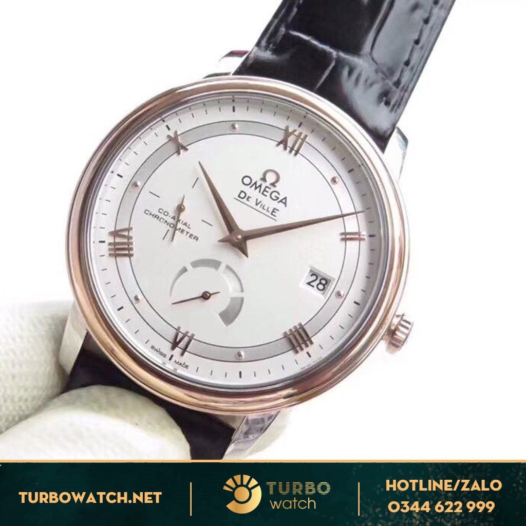 Sản phẩm đồng hồ Omega De Ville Rose Gold siêu cấp 1-1 với thiết kế mang hơi hướng cổ điển