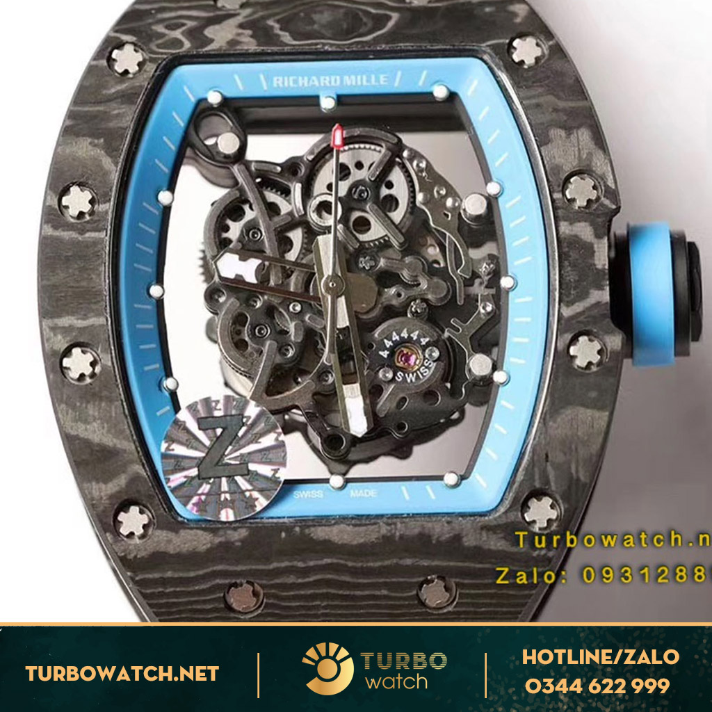 đồng hồ RICHARD MILLE fake 1-1 RM035 CARBON BLEU