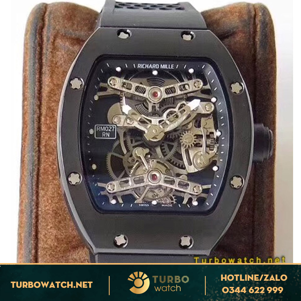đồng hồ RICHARD MILLE replica 1-1 RM027 Tourbillon Aviation titanium