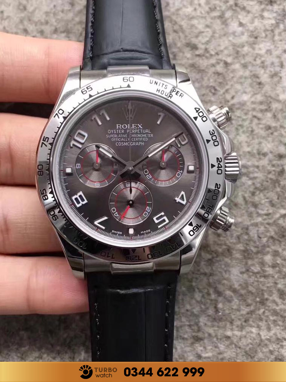 Đồng hồ Rolex fake dây da được ứng dụng linh hoạt nhiều sự kiện