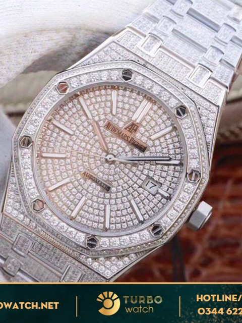 đồng hồ Audemas piguet replica 1-1 Jumbo full Diamond 