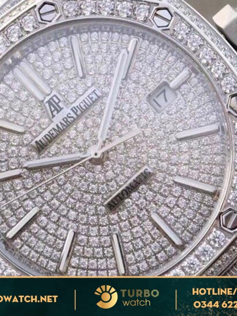 đồng hồ Audemas piguet super fake 1-1 CUSTOM full DIAMOND 
