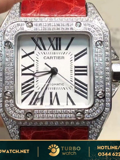 đồng hồ CATIER fake 1-1 SANTOS DUMONT WJSA0017