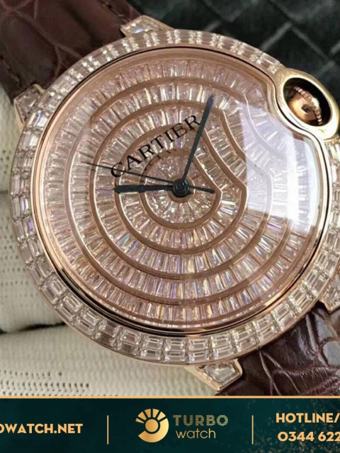 đồng hồ CATIER super fake 1-1  DIAMOND Baguette
