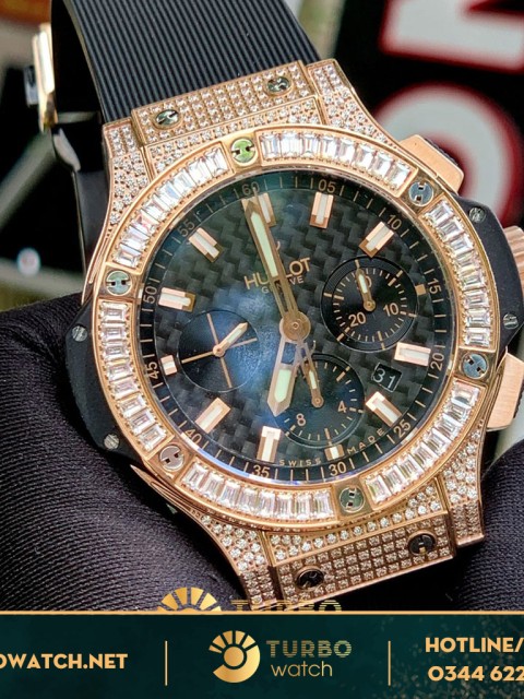 đồng hồ Hublot fake 1-1 BigBang King Gold Diamond