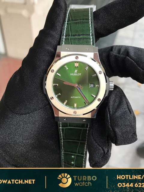 đồng hồ Hublot fake 1-1  Classic Fusion Green 