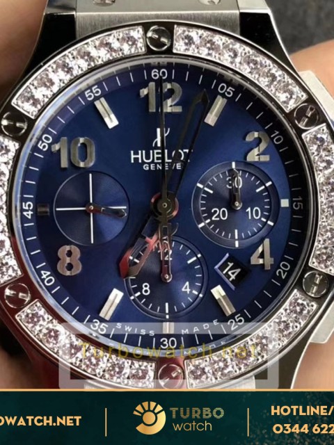 đồng hồ Hublot replica 1-1 BigBang Steel Blue