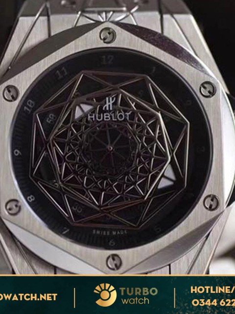 đồng hồ HUBLOT replica 1-1  SANGBLEU titanium