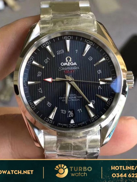 đồng hồ Omega fake 1-1 Aqua Terra GMT Chronomete