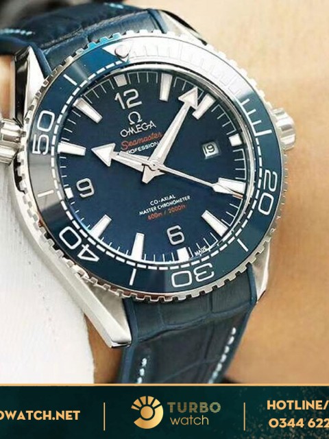 đồng hồ Omega siêu cấp 1-1 PLANET OCEAN 600M bleu