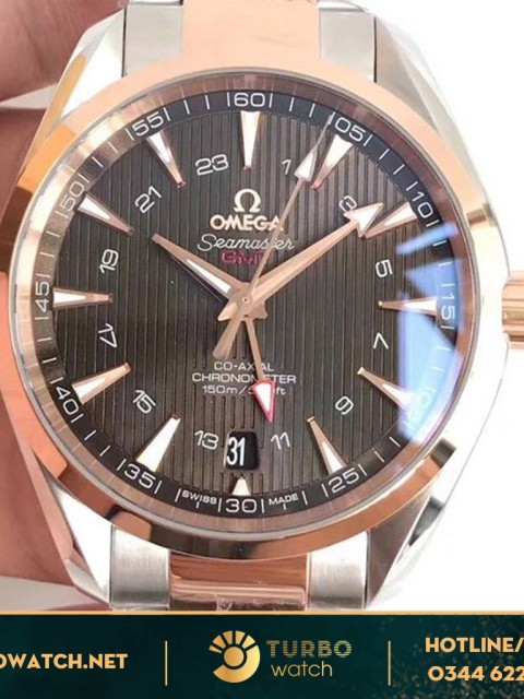 đồng hồ Omega super fake 1-1 AQUA TERRA 150M demi 