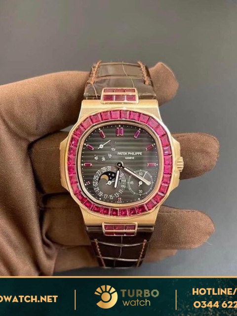 Đồng Hồ Patek Philippe 5724/12R ROSE GOLD RUBY – DATE MOONPHASE
