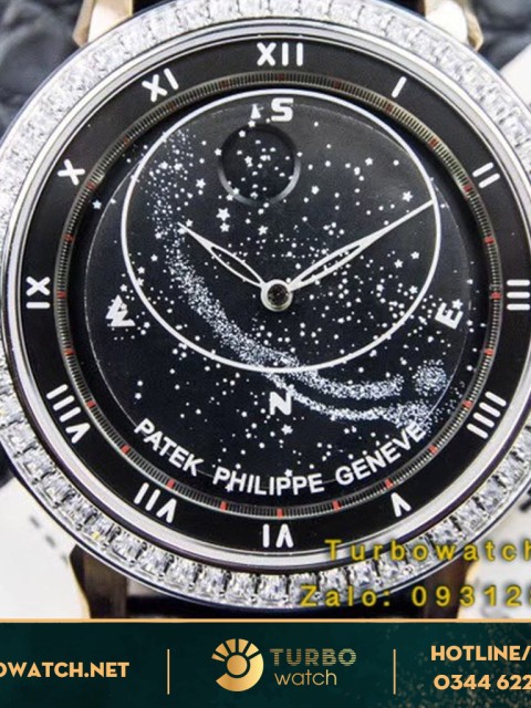 đồng hồ Patek Philippe super fake 1-1 geneve sky moon