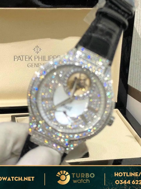 đồng hồ Piaget  fake 1-1 Tourbillon  full diamond 