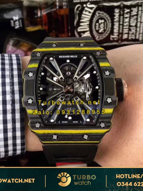 đồng hồ RICHARD MILLE super fake 1-1 RM12-01  Fiber Case