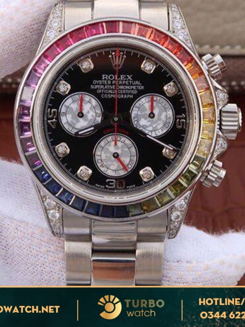 đồng hồ  Rolex fake 1-1 Daytona Rainbow 116599
