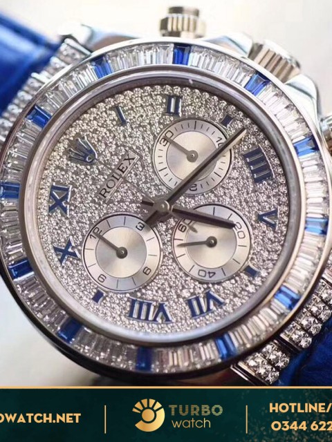 đồng hồ Rolex super fake 1-1 Daytona Gold Diamond