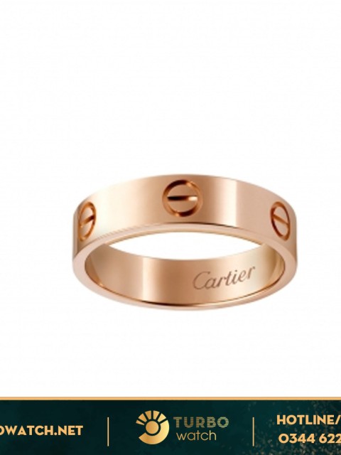 nhẫn cartier love 3 viên kim vàng hồng